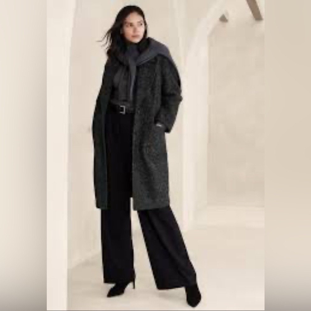 Banana Republic Wool Blend Cocoon Coat